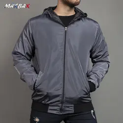کاپشن مردانه شمعی خاکستری