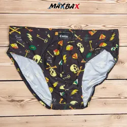 شورت کولسی اسلیپ طرح اسکلت مشکی