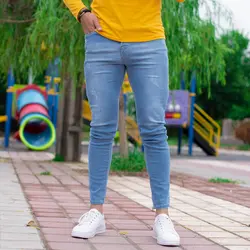 شلوار جین مردانه آبی روشن TOMMY