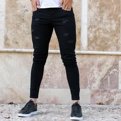 شلوار جین مردانه زاپدار مشکی POLO