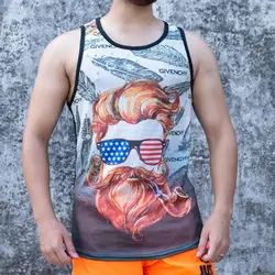 رکابی مردانه طرح چهره GIVENCHY