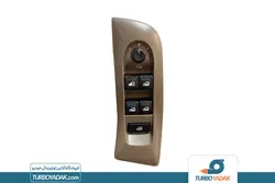 کلید شیشه بالابر مالتی پلکس تک فیش جلو چپ سمند EF7 ایساکو شرکتی