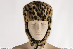 کلاه روسی خزدار پوست گربه وحشی