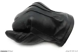 دستکش چرم طبیعی مردانه مشکی