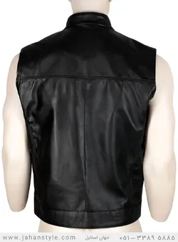 جلیقه چرم طبیعی مردانه