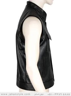 جلیقه چرم طبیعی مردانه