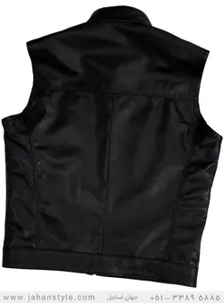 جلیقه چرم طبیعی مردانه