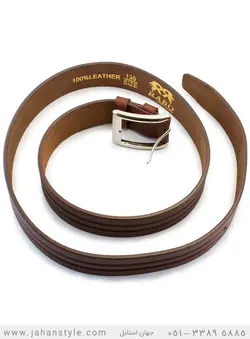 کمربند چرم طبیعی RABO