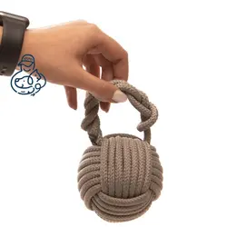 اسباب بازی دندانی سگ طرح توپ