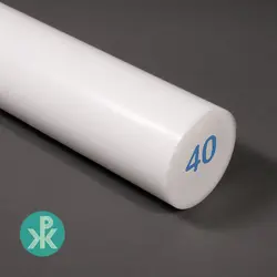 بررسی و قیمت خرید میلگرد پلی اتیلن 40 میلیمتر | فروش میلگرد تفلون پلی اتیلن سفید و مشکی