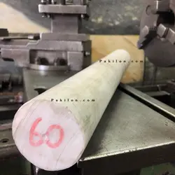میلگرد تفلون پی تی اف ای سفید 60 میل | Rod PTFE 60 mm