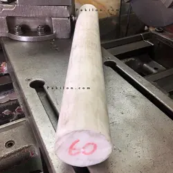 میلگرد تفلون پی تی اف ای سفید 60 میل | Rod PTFE 60 mm