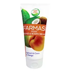 کرم مرطوب کننده فارماسی مدل نارگیل و زردآلو حجم 200 میلی لیتر