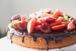 چیز کیک تریپل چاکلت (رایگان)