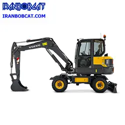 مینی بیل چرخ لاستیکی ولوو Volvo EW60E