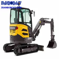 مینی بیل ولوو Volvo ECR25D | ایران بابکت | قیمت مینی بیل مکانیکی ولوو