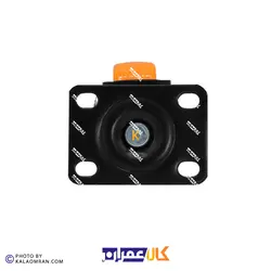 چرخ گردان لوکس نارنجی پایه مشکی سایز 5