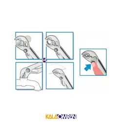 انبر کلاغی تنظیم سریع مدل 527 سوپر اگو