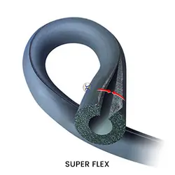 عایق الاستومری لوله ای چاکدار سوپرفلکس