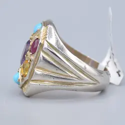 انگشتر چند جواهر اصل «کد 1959»