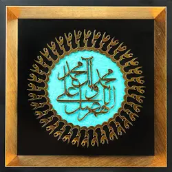 تابلو معرق طلایی 