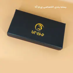 کیف پول چرم طرح سه لت