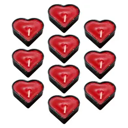 شمع وارمر طرح قلب کد RF345 بسته 10 عددی