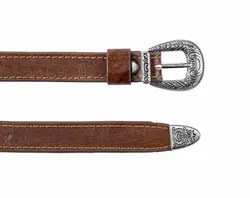 کمربند ساده زنانه قهوه ای ۲۰۶۴۲۱