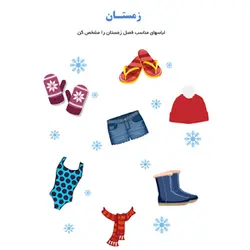 کاربرگ های آب و هوا - لباس مناسب