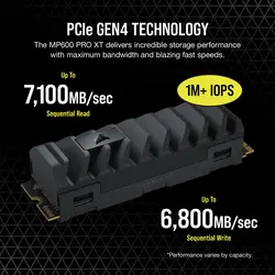 حافظه اس اس دی CORSAIR MP600 PRO XT 2TB
