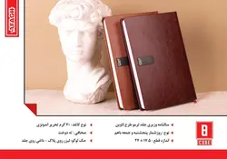 سالنامه وزیری سال 1401 جلد ترمو طرح لاوین کد 8