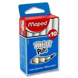 گچ سفید مپد مدل white peps بسته 10 عددی