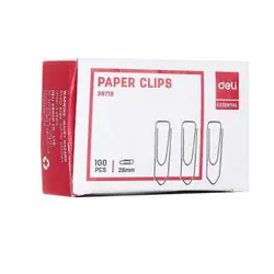 گیره کاغذ دلی کد 39713 بسته 100 عددی