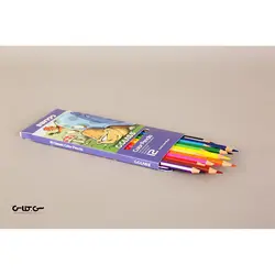 مداد رنگی 12 رنگ  سي كلاس جعبه مقوایی