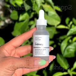 سرم ضد جوش نیاسینامید 10% + زینک 1% اوردینری اصل حجم 30 میلی لیترOrdinary Niacinamide 10% + Zinc 1%