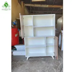کتابخانه زونکن خور مدل دو درب پایه دار