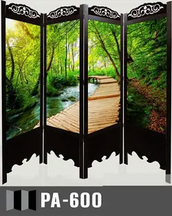 پاراوان تصویری منظره PA-600 | فروشگاه اینترنتی چوب چوب