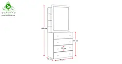 تخت خواب یک نفره دخترانه مدل اپل | فروشگاه اینترنتی چوب چوب