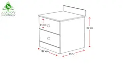 تخت خواب یک نفره دخترانه مدل اپل | فروشگاه اینترنتی چوب چوب