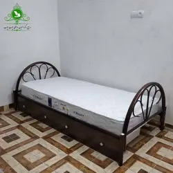 تخت خواب یک نفره مدل طاووسی | فروشگاه اینترنتی چوب چوب