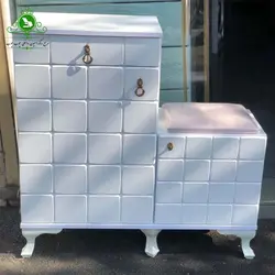 جاکفشی مدل دو پله نشیمن | فروشگاه اینترنتی چوب چوب