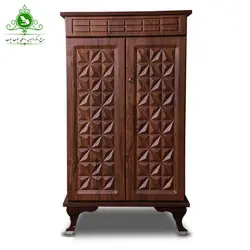 جاکفشی مدل دو درب لوزی بزرگ | فروشگاه اینترنتی چوب چوب