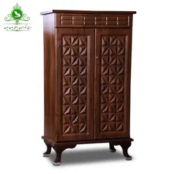 جاکفشی مدل دو درب لوزی بزرگ | فروشگاه اینترنتی چوب چوب