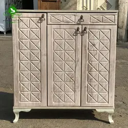 جاکفشی مدل سه درب سنگی | فروشگاه اینترنتی چوب چوب