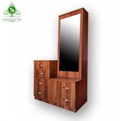 دراور چهار کشوی مدل L با قاب آینه | فروشگاه اینترنتی چوب چوب