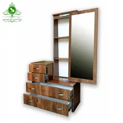 دراور چهار کشوی مدل L با قاب آینه | فروشگاه اینترنتی چوب چوب