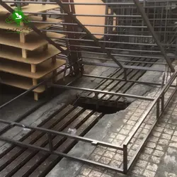 کفی تخت خواب دو نفره مدل جکدار تمام کلاف چهار گوش | فروشگاه اینترنتی چوب چوب