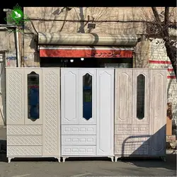 کمد لباس سه درب آینه دار مدل سرو | فروشگاه اینترنتی چوب چوب