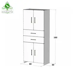 کمد لباس کد KL-05 | فروشگاه اینترنتی چوب چوب