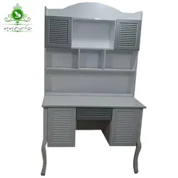 میز تحریر کتابخانه دار مدل خطی | فروشگاه اینترنتی چوب چوب
